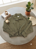 Women’s Utility Woven Jacket with Adjustable Drawstrings