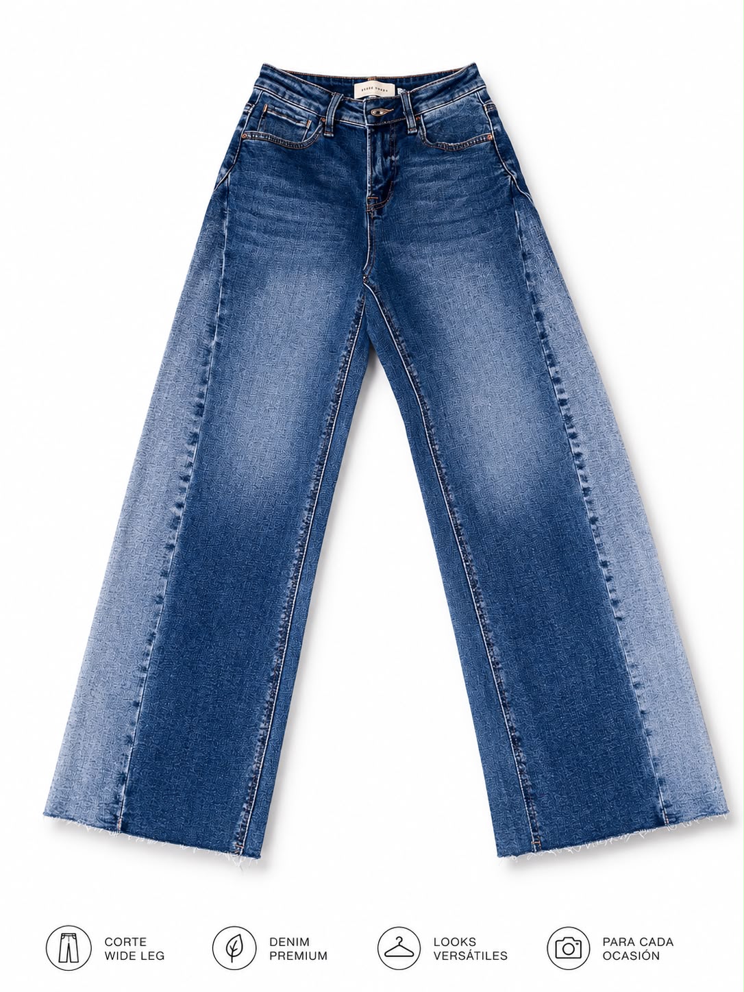 Jeans Slouchy Crop Barrel with Contrast Wash
